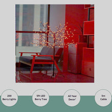 Load image into Gallery viewer, Christmas LED Berry Tree - Red
