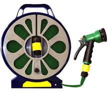 Load image into Gallery viewer, 50&#39; / 15m Flat Hose With Spray Nozzle
