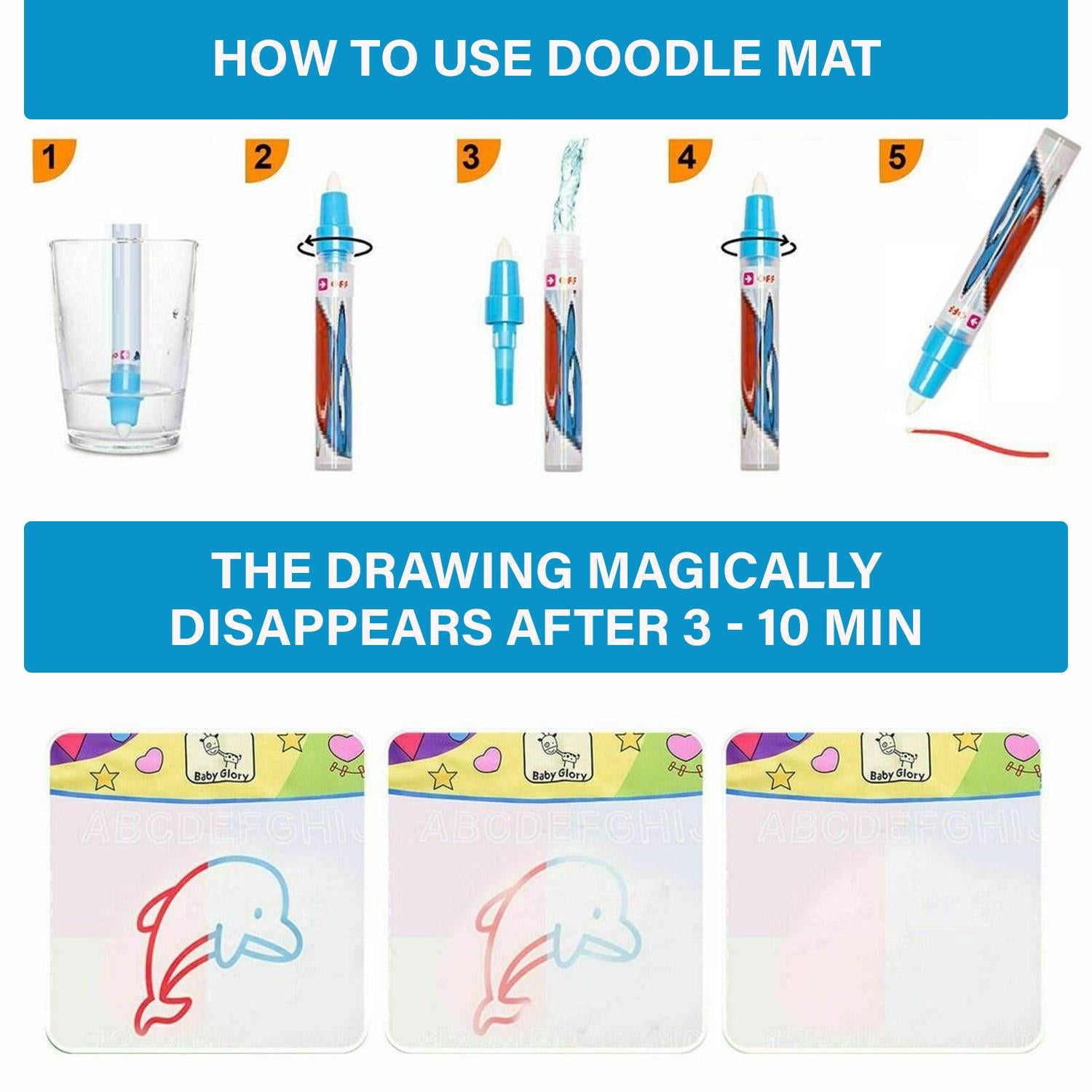 Splash Doodle Mat