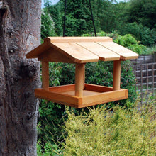 Load image into Gallery viewer, Garden Wildlife Hanging Wooden Bird Feeder Table House
