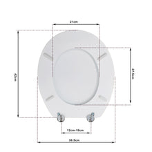 Load image into Gallery viewer, MDF Toilet Seat - White
