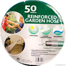 Load image into Gallery viewer, 50m 1/2&quot; Reinforced Pvc Garden Hosepipe

